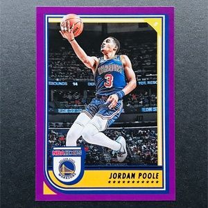 Jordan Poole - 2022-23 Hoops Purple #226